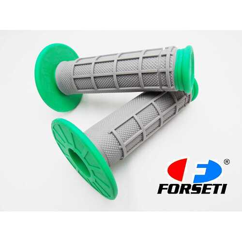 YAMAHA YZ125 GREEN GREY FORSETI HAND GRIP SET HANDLEBAR GRIPS PAIR