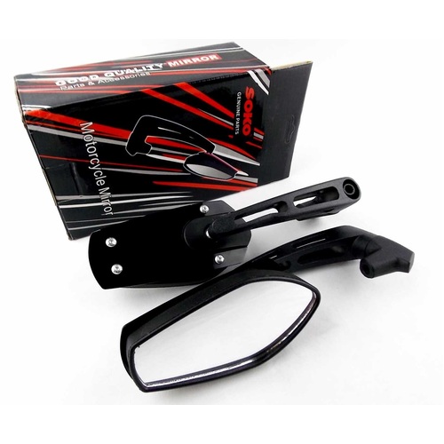 HONDA CB750F2N SEVENFIFTY RC42 92-01 BLACK M SOKO REAR VIEW MIRRORS