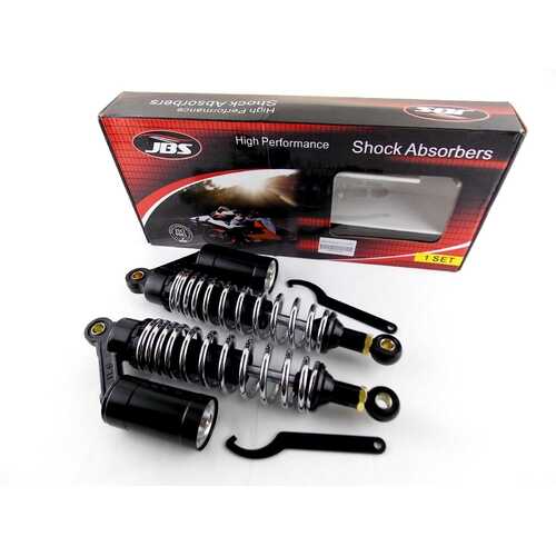 SUZUKI TU250X 330mm JBS REAR AIR NITROGEN CELL SHOCK ABSORBERS BC