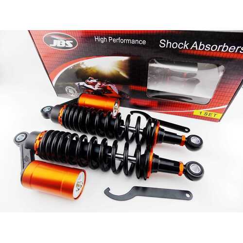 KAWASAKI Z900 347mm JBS REAR AIR NITROGEN CELL SHOCK ABSORBERS DG