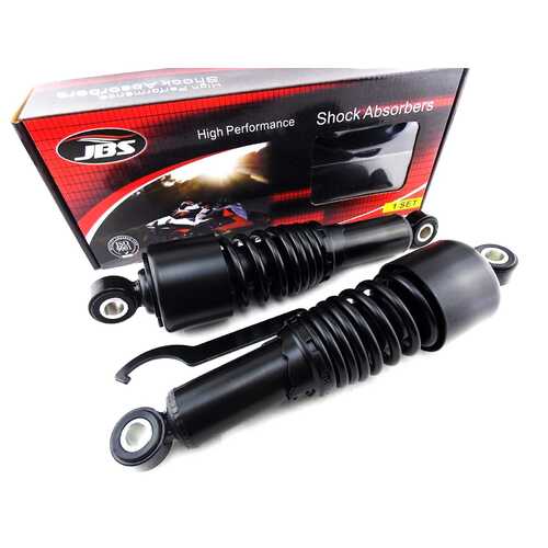 HARLEY HD XL883R SPORTSTER ROADSTER 10.5 INCH JBS LOWERING SHOCK ABSORBERS BLK